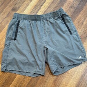 Men's RVCA Gray Athletic Shorts